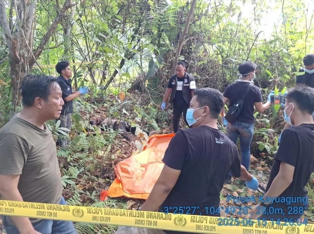 Warga OKI Heboh Penemuan Mayat Perempuan di Hutan