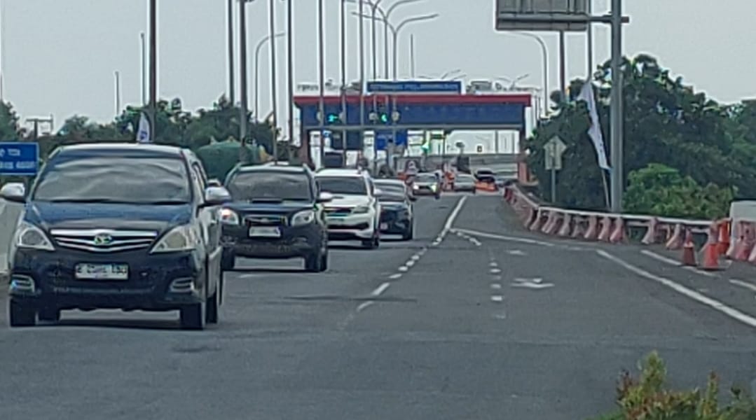 Hari ke 4 Lebaran di Tol Kramasan Palembang Terpantau Lancar dan Kondusif