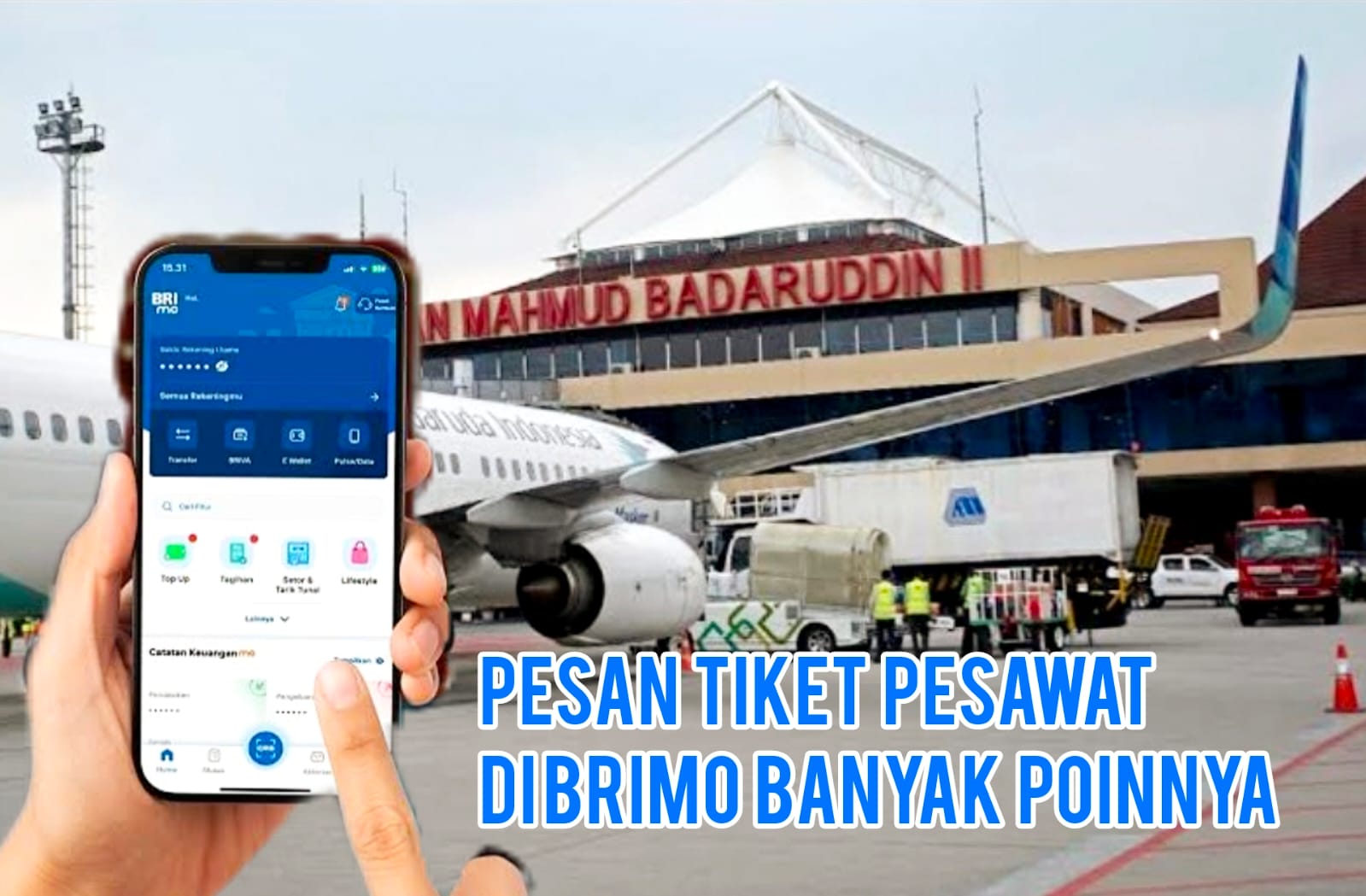 Raih Poin Reward dan Cashback Seru dengan Tiket Pesawat via BRImo