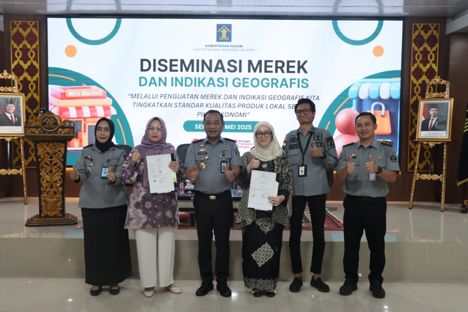 Kemenkum Sumsel Tingkatkan Standar Kualitas Produk UMKM, Beri Penguatan Merek dan Indikasi Geografis