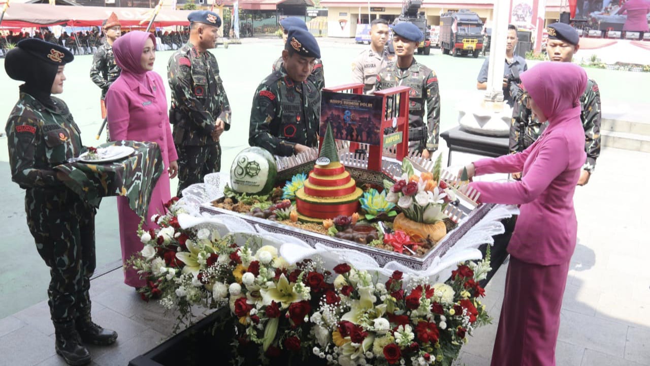 Momentum HUT Brimob ke-80, Polda Sumsel Teguhkan Komitmen Jaga Kamtibmas