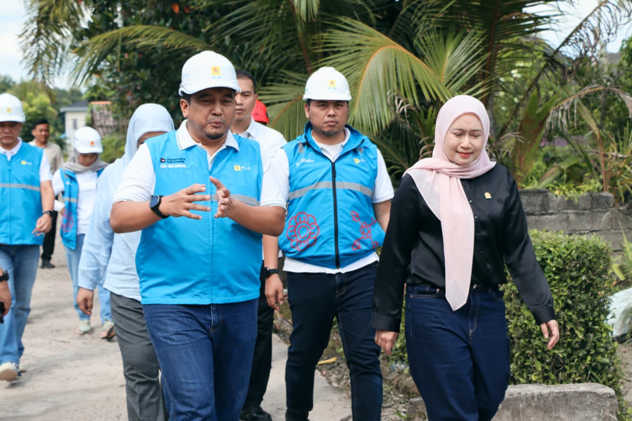 PLN–DPR RI Tinjau Progres Listrik Desa Pulau Semambu, 4,63 Km Jaringan Rampung Jangkau Lima Dusun