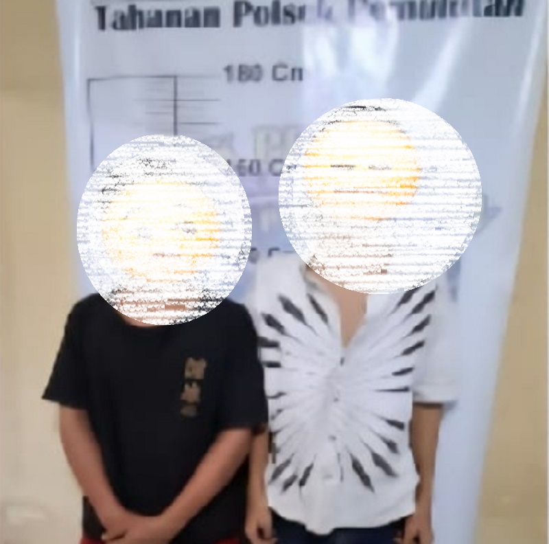 Dua Pelaku Percobaan Begal Bersenjata Diamankan Polsek Pemulutan