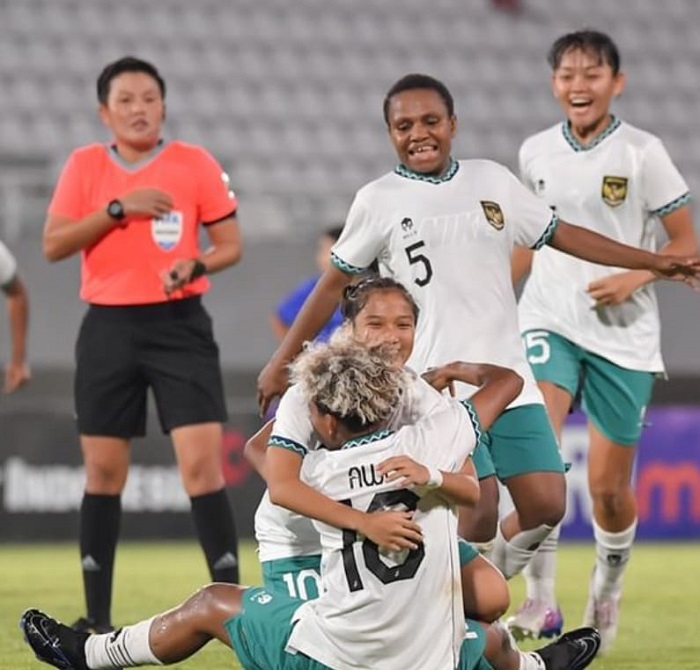 Brace Sheva Imut, Bawa Timnas Indonesia Lolos ke Semifinal AFF U-19 Women's Championship 2023