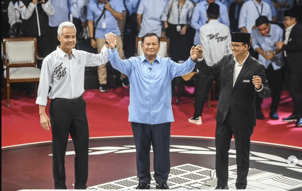 Sejumlah Hasil  Survei Terbaru Pilpres 2024: Diantara Tiga Paslon Anies, Prabowo, dan Ganjar