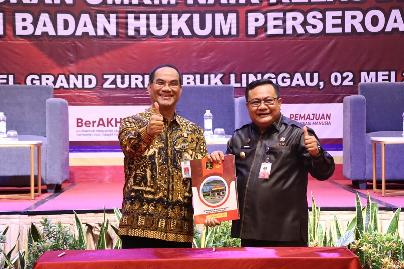  Kemenkumham Sumsel Dapat Hibah Tanah dan Bangunan untuk Pusat Keimigrasian Lubuklinggau