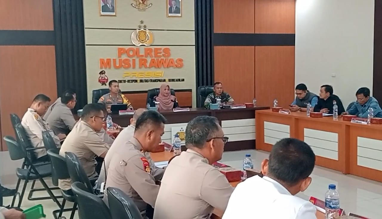 Persiapan Debat Publik Kedua, KPU Musi Rawas Gelar Rapat Koordinasi dengan Forkopimda 