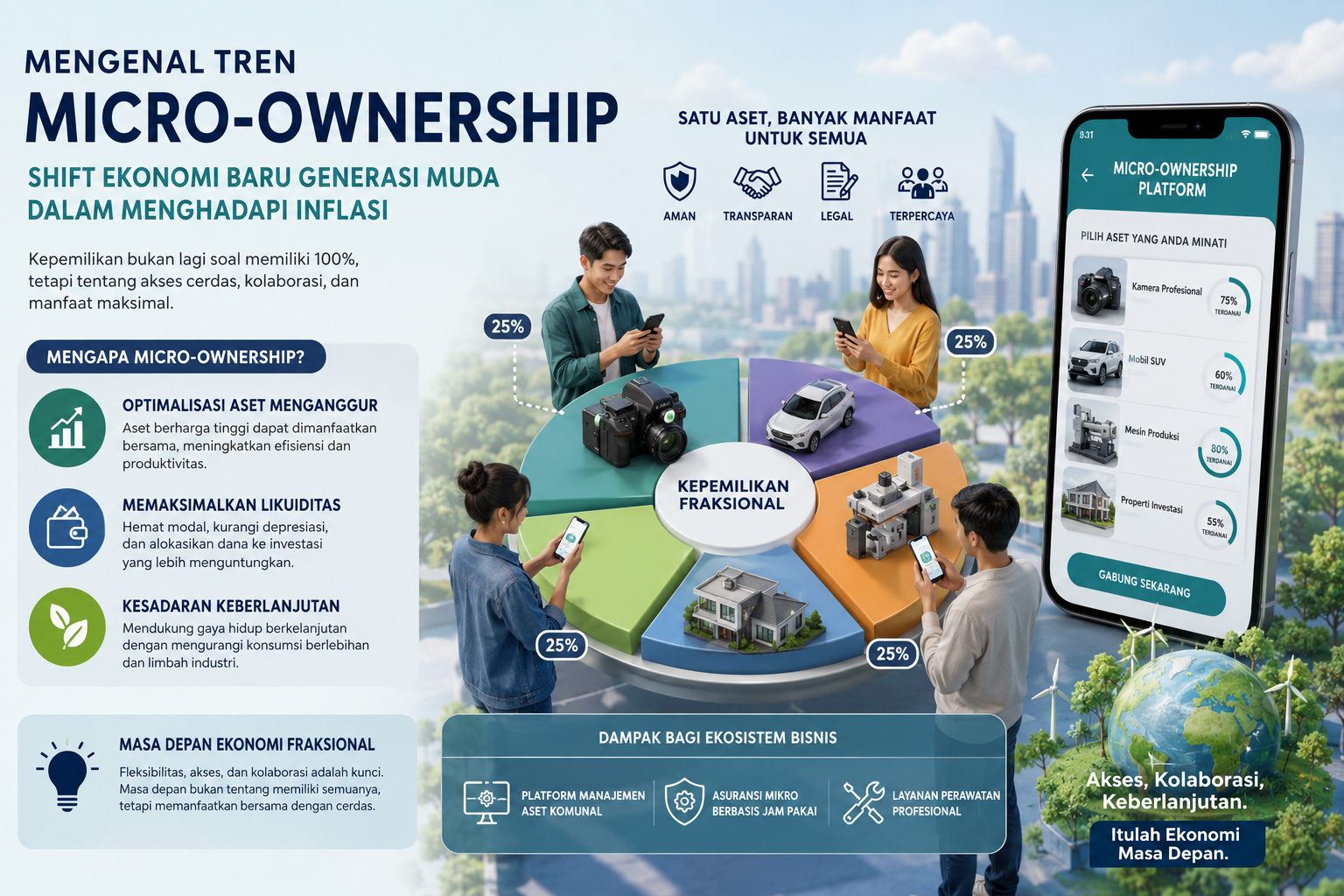 Mengenal Tren Micro-Ownership: Shift Ekonomi Baru Generasi Muda dalam Menghadapi Inflasi