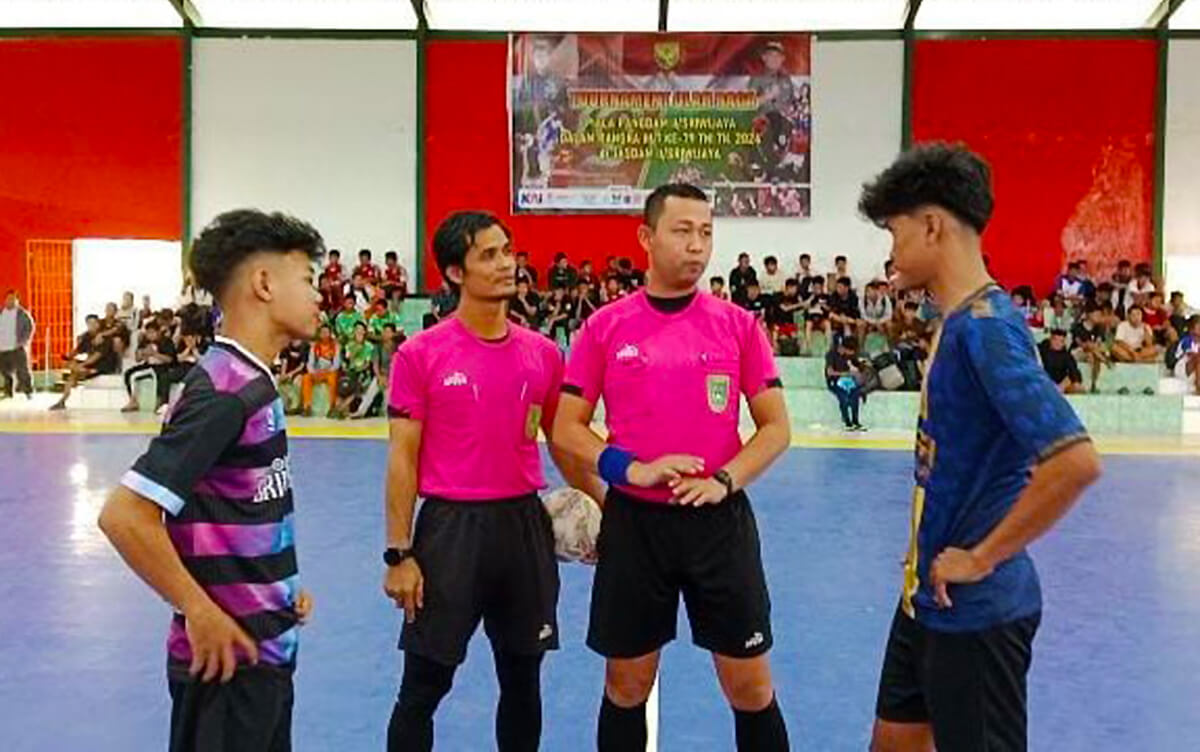 Polsri A Akan Jumpa Polsri B di Partai Final Turnamen Futsal Piala Pangdam II Sriwijaya