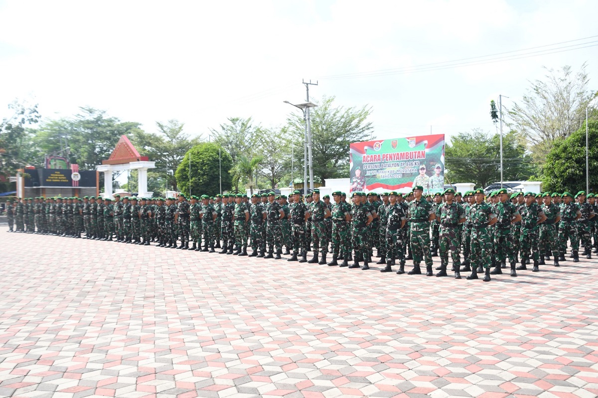 448 Prajurit Yonif TP 846/KS Siap Bertugas Di Bumi Silampari