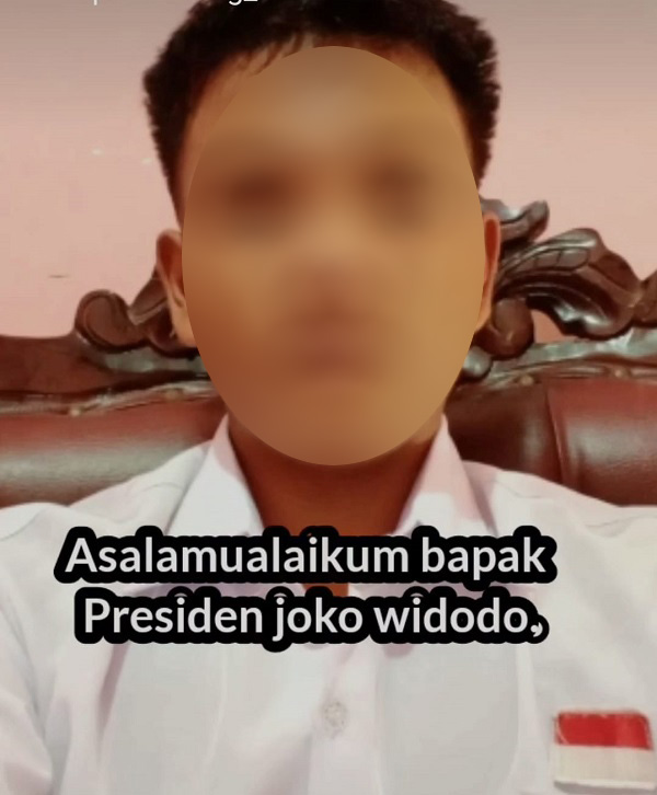 Viral! Bocah SMP Kelas 1 di Lahat Minta Presiden Jokowi Tegakkan Keadilan