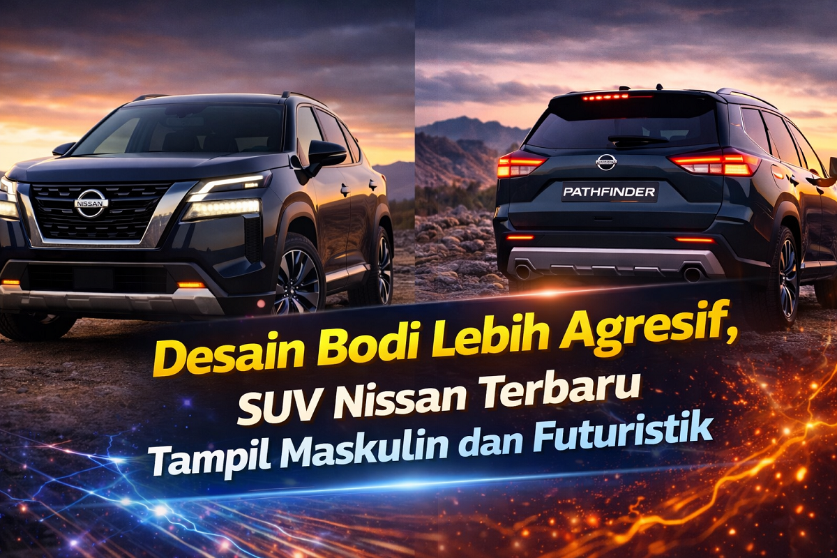 Desain Bodi Lebih Agresif, SUV Nissan Terbaru Tampil Maskulin dan Futuristik
