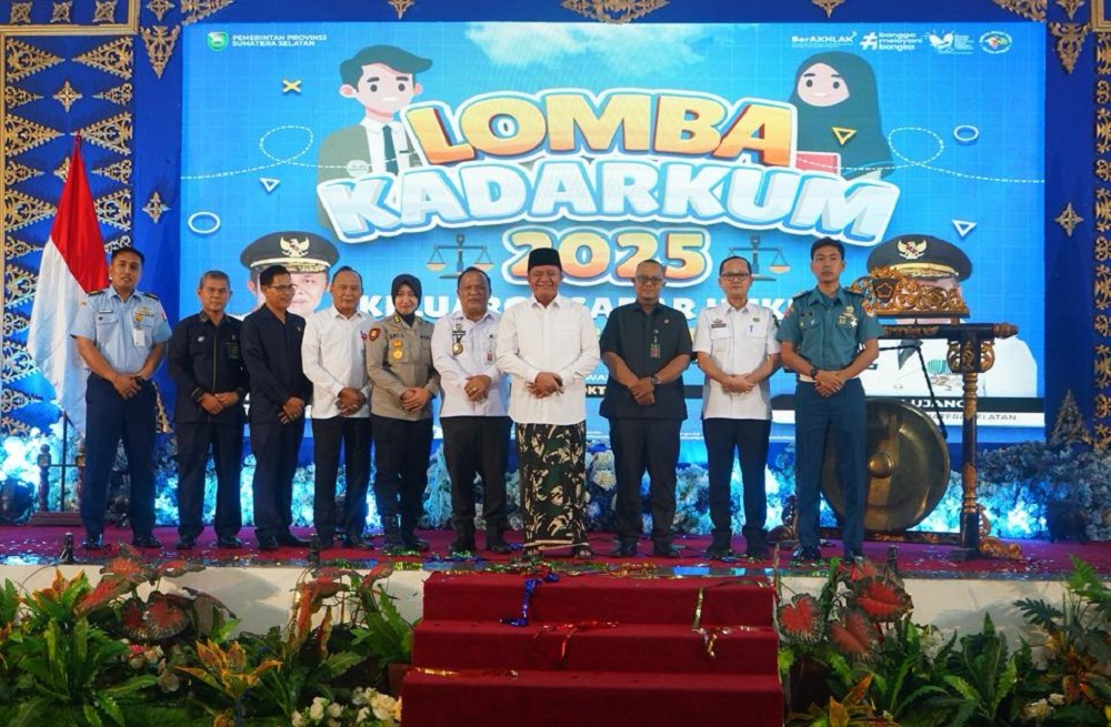 Lomba KADARKUM 2025, Kanwil Kemenkum Sumsel Dukung Generasi Muda yang Taat Hukum dan Bermartabat