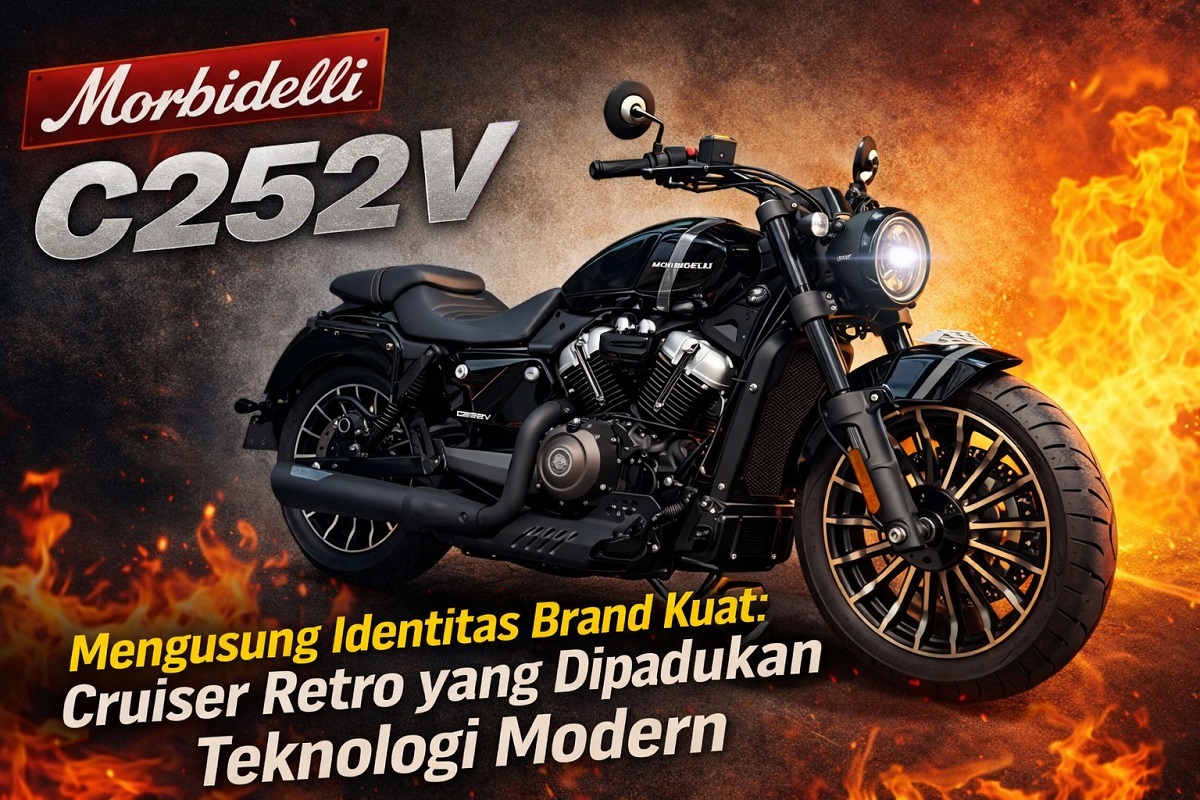 Morbidelli C252V Mengusung Identitas Brand Kuat: Cruiser Retro yang Dipadukan Teknologi Modern