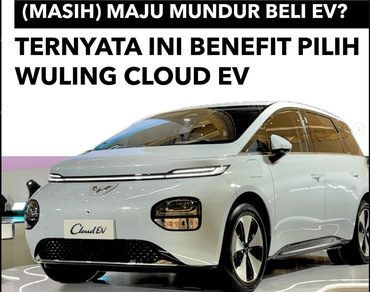 Wuling Cloud EV Kembali Jawara, Buktikan Kepopulerannya di Pasar Mobil Listrik