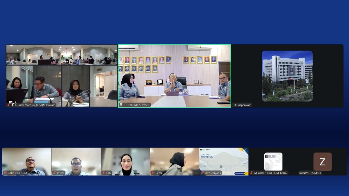 SDM Unggul! 48 Pegawai Kemenkum Sumsel Dapat Predikat ‘Optimal’ dalam Uji Kompetensi oleh BPSDM Hukum