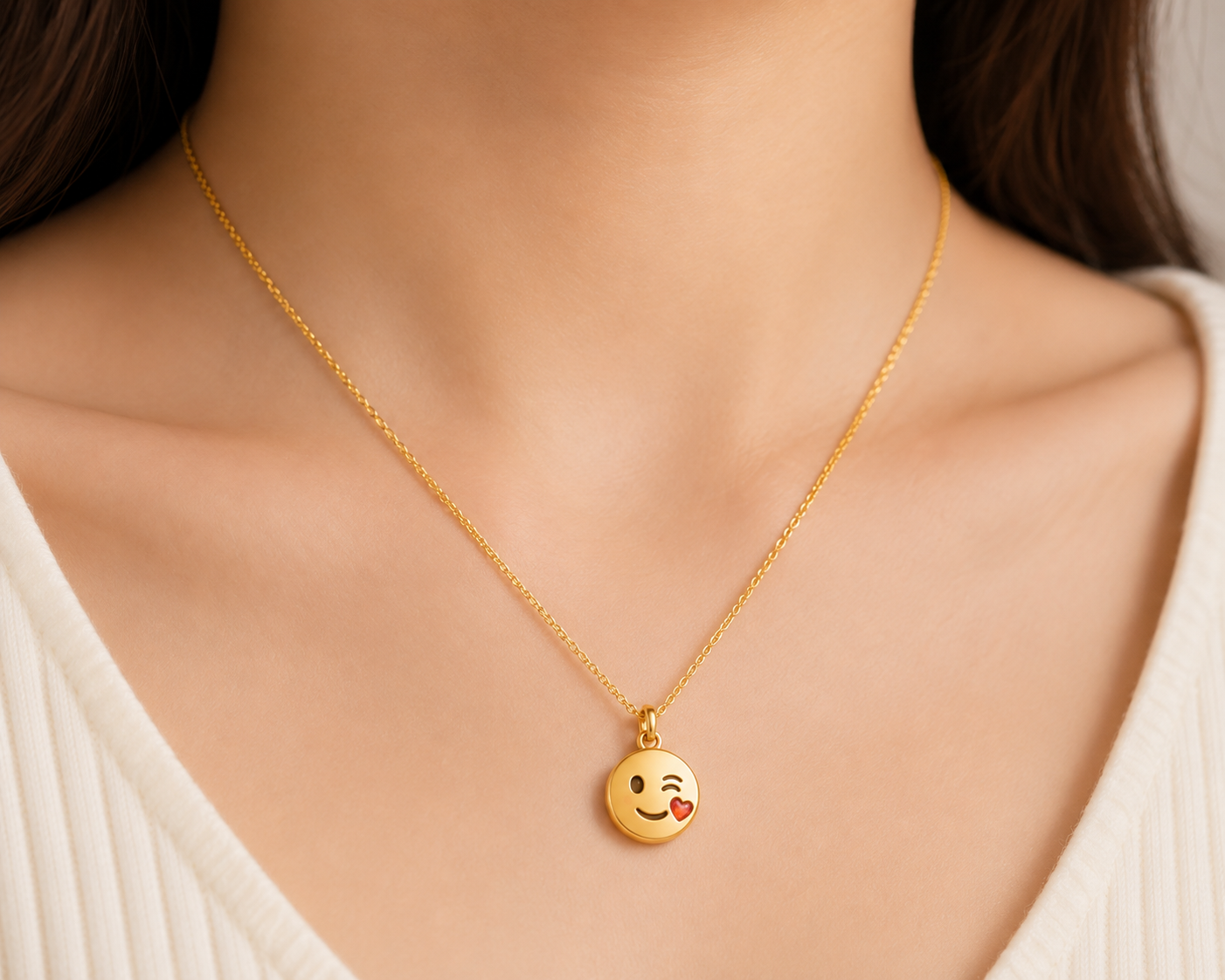 Tampil Beda dengan Koleksi Perhiasan Emas Berdesain Emoji yang Menggemaskan
