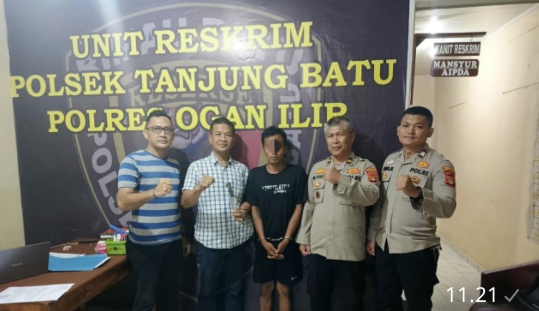 Residivis Pencurian Ditangkap Bawa Senjata Tajam di Tanjung Batu