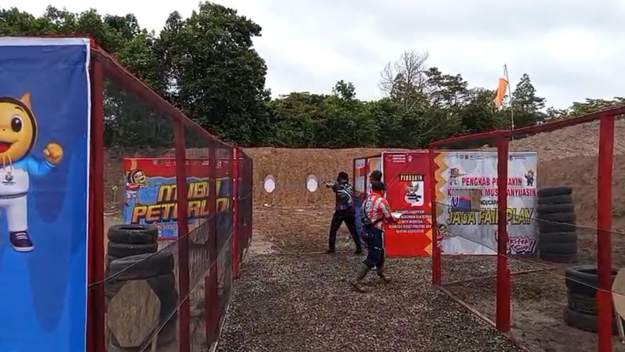 2 Polisi Tembus Podium Porprov XV, Kapolres Muba dan Kapolsek Sanga Desa Sumbang Perak untuk Daerah