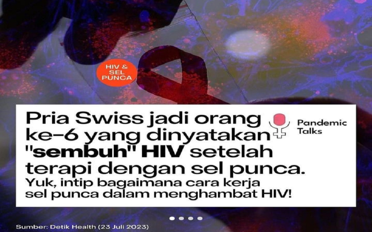 Dunia Medis Fokus Teliti  Transplantasi Sel Punca Untuk Sembuhkan Penyakit HIV 