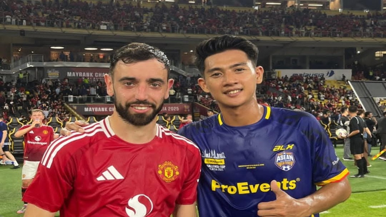Malik Risaldi Tampil Apik Bersama Tim ASEAN All Star.