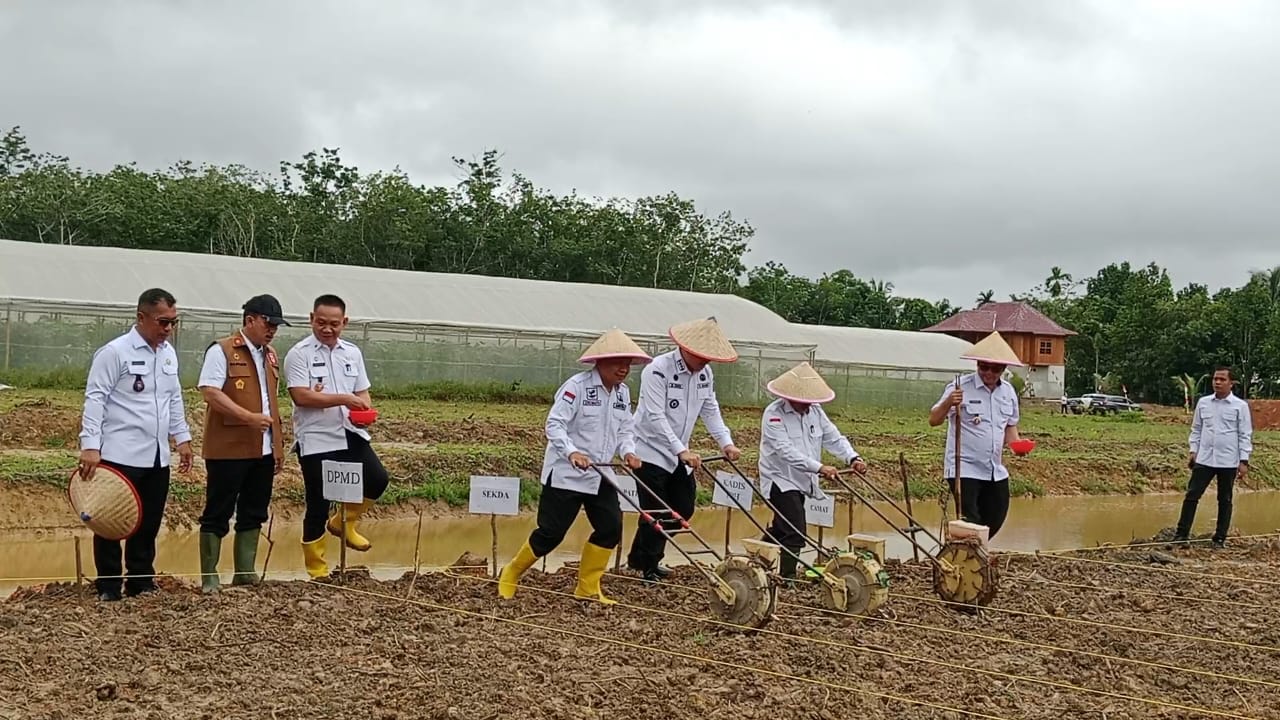 Hari Desa, PJ Bupati Banyuasin Ajak Masyarakat Manfaatkan Lahan Kosong