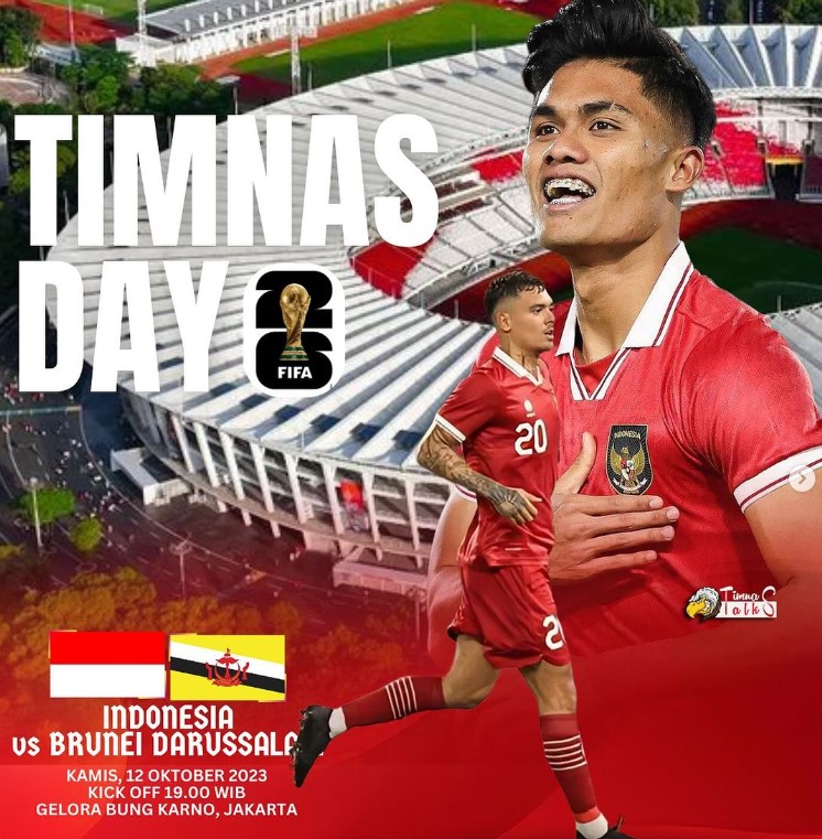 Timnas Indonesia Siap Menang Hadapi Brunei Darussalam dalam Leg Pertama Kualifikasi Piala Dunia 2026