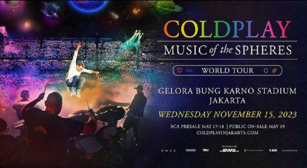 Luar Biasa!! Kemenkraf Ungkap Keuntungan Gemilang dari Konser Coldplay di GBK