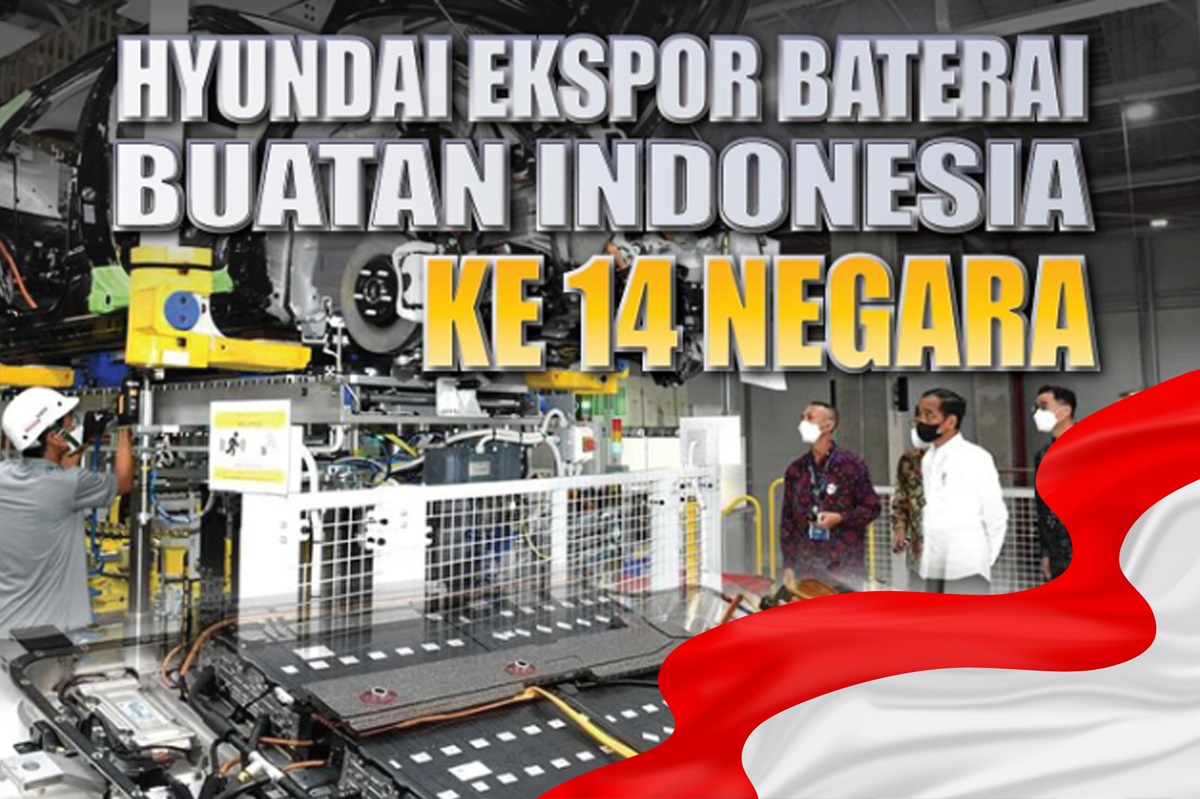Mobil Listrik Hyundai Dibuat dengan Baterai Lokal Indonesia