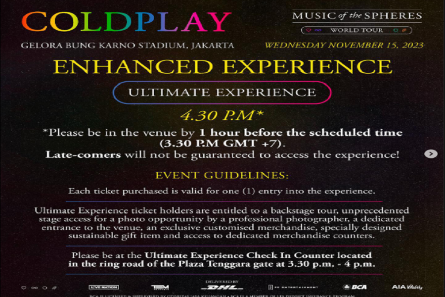 10 Tips Lancar Menuju Konser Coldplay GBK Hindari Macet dan Terlambat!