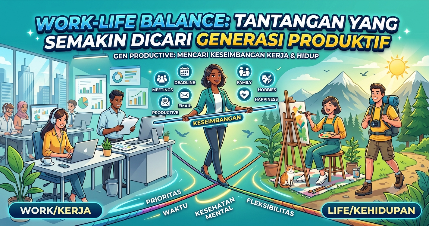 Work-Life Balance: Tantangan yang Semakin Dicari Generasi Produktif