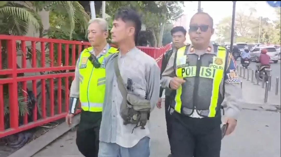 Warga Ogan Ilir Ditodong Diatas Jembatan Ampera, Pelaku Berhasil Diamankan Anggota Polisi