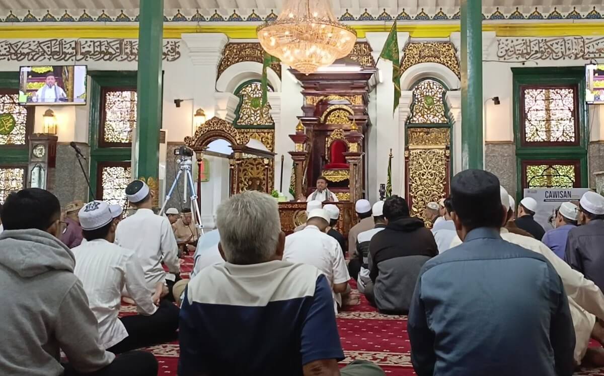 Masjid Agung Sultan Mahmud Badaruddin Jayo Wikramo Palembang Gagas Cawisan Selama Ramadan