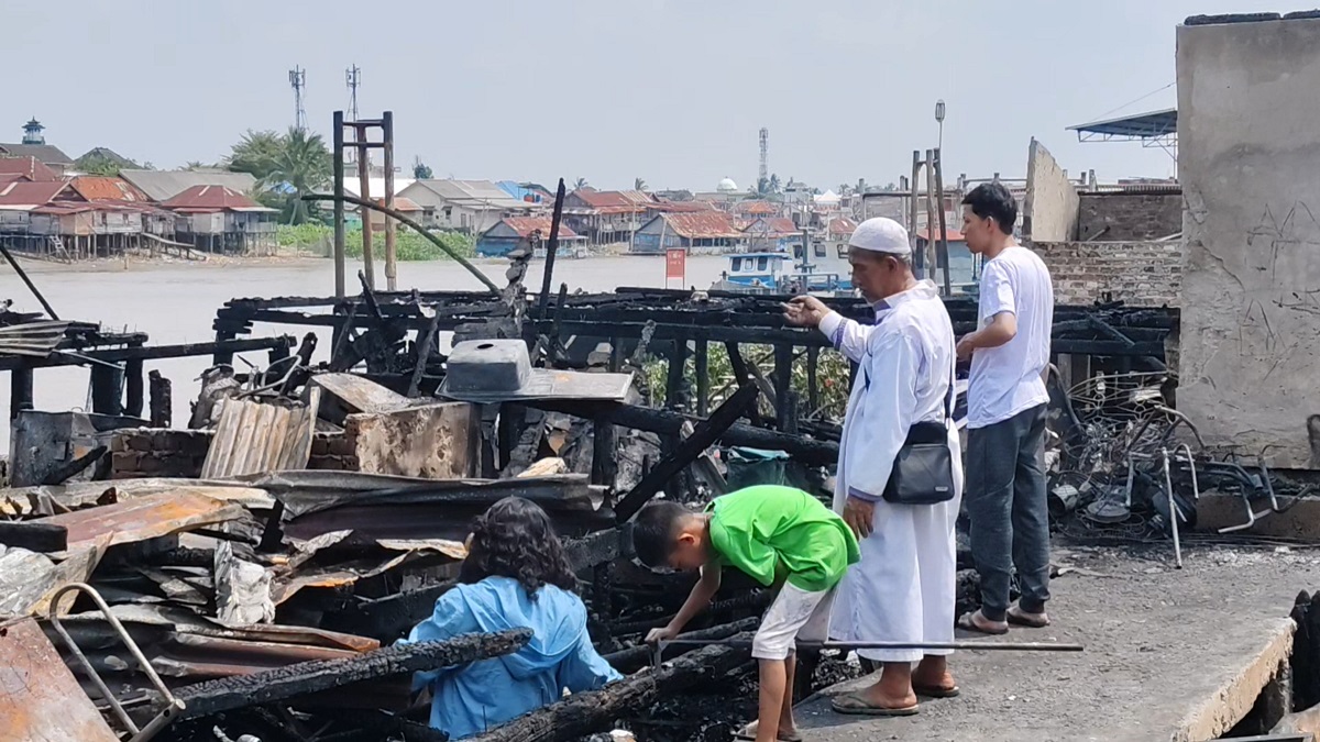 14 Rumah Ludes Terbakar di 1 Ulu, Warga Harapkan Bantuan Pemerintah