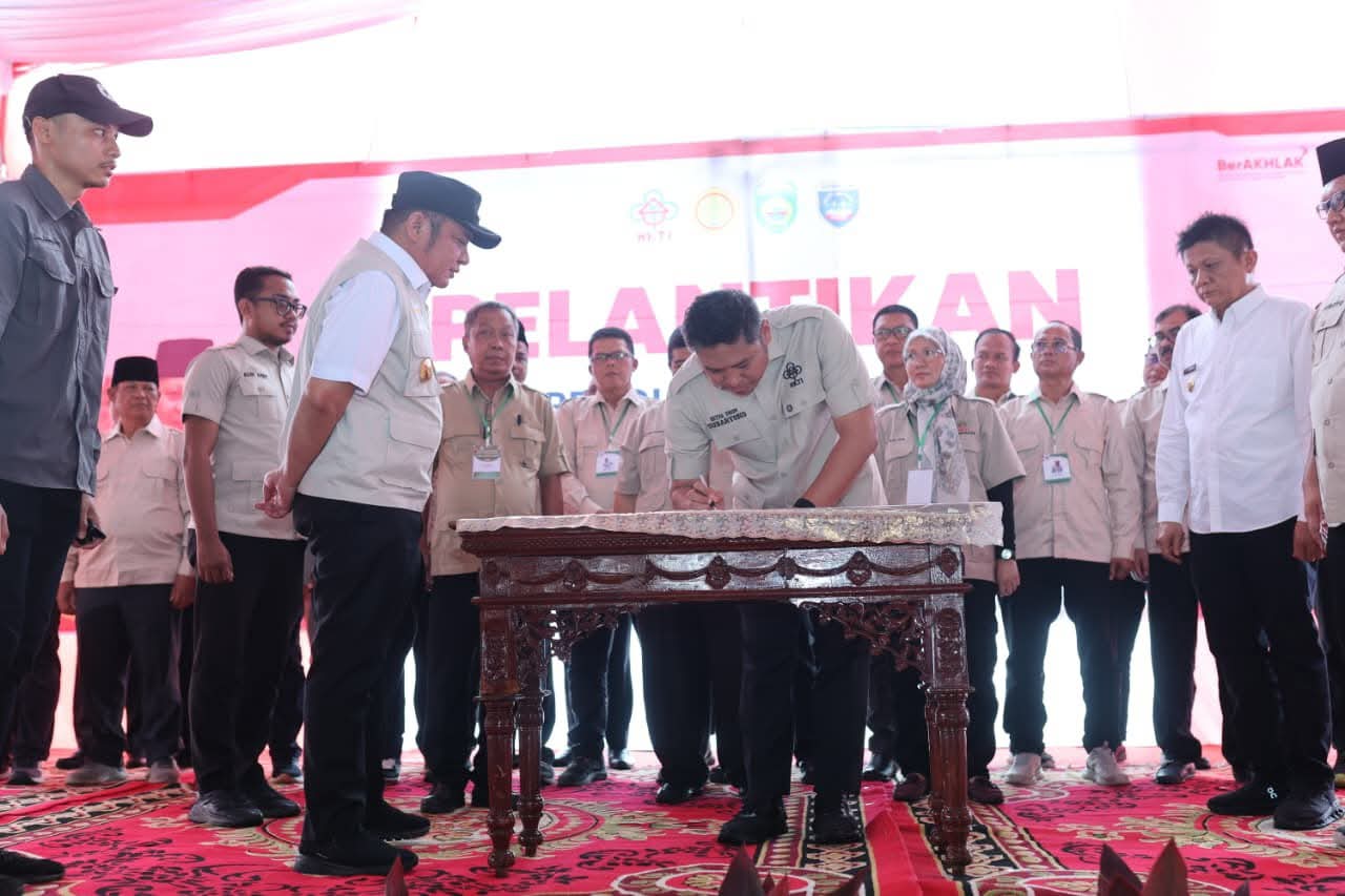 Wabup OKU Selatan Hadiri Pelantikan HKTI Sumsel, Tekankan Peran Strategis Sektor Pertanian