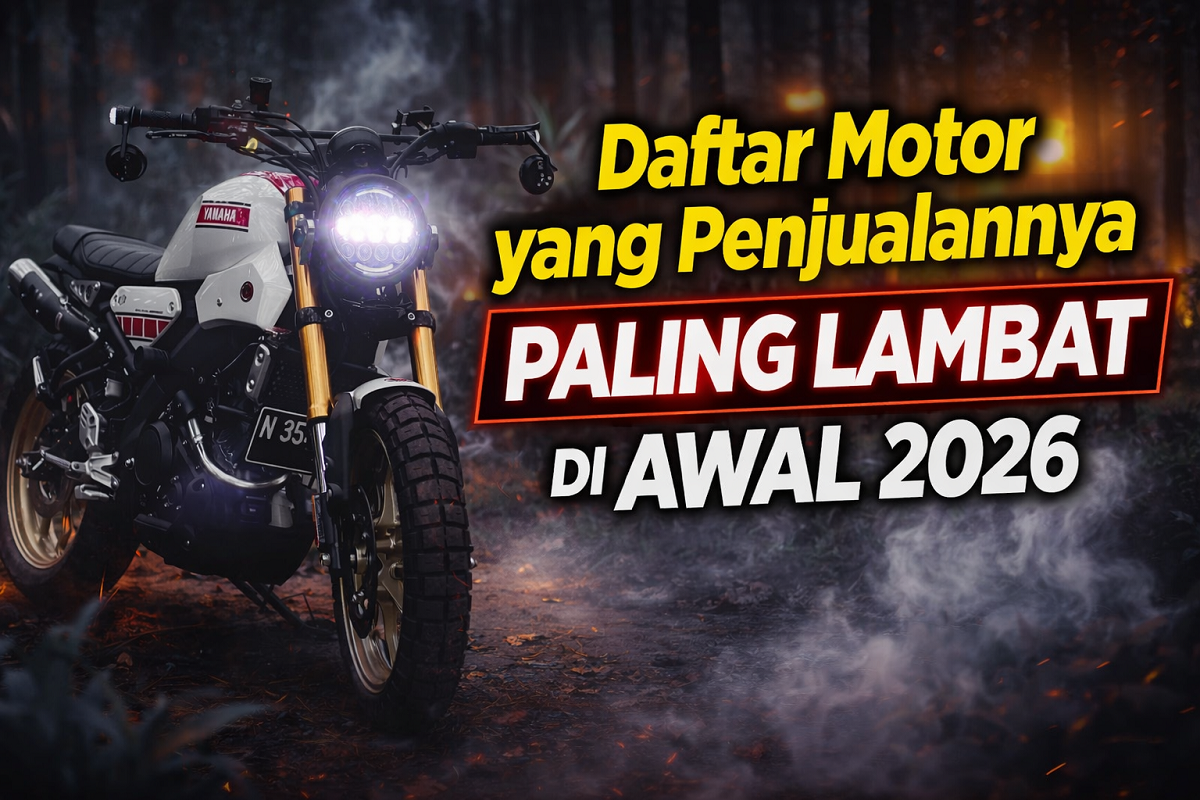 Daftar Motor yang Penjualannya Paling Lambat di Awal 2026
