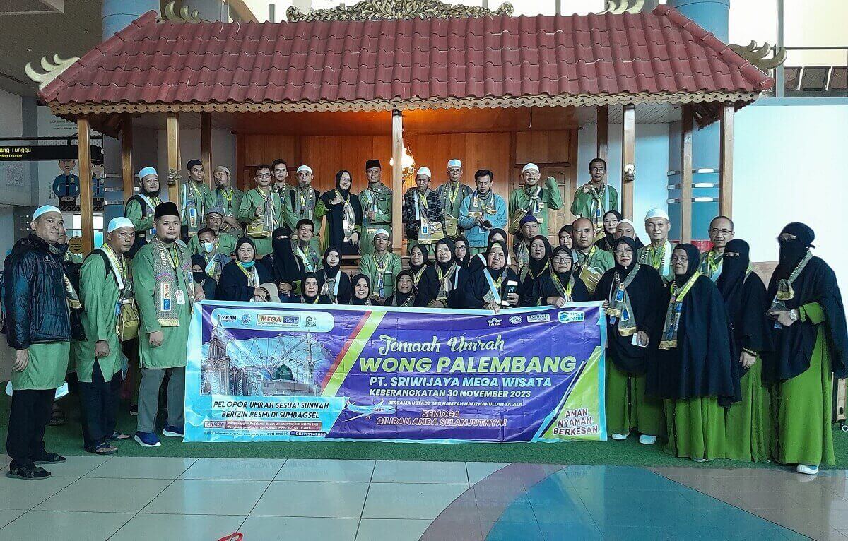 PT Sriwijaya Mega Wisata Kembali Berangkatkan 48 Jemaah Umrah Kloter 2 di Bulan November 2023