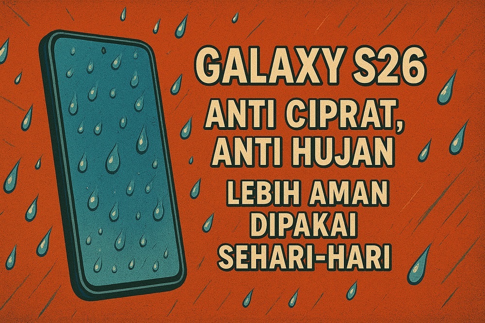 Galaxy S26 Tawarkan Ketahanan Air Maksimal: Lebih Aman Dipakai Sehari-hari!