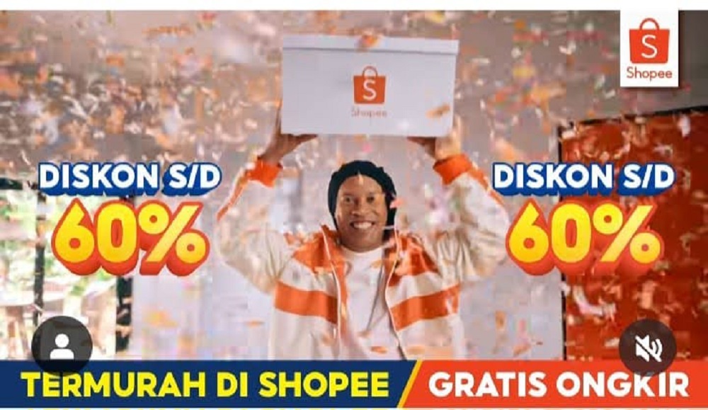 Warganet Antusias, Ada Ronaldinho di Iklan Shopee