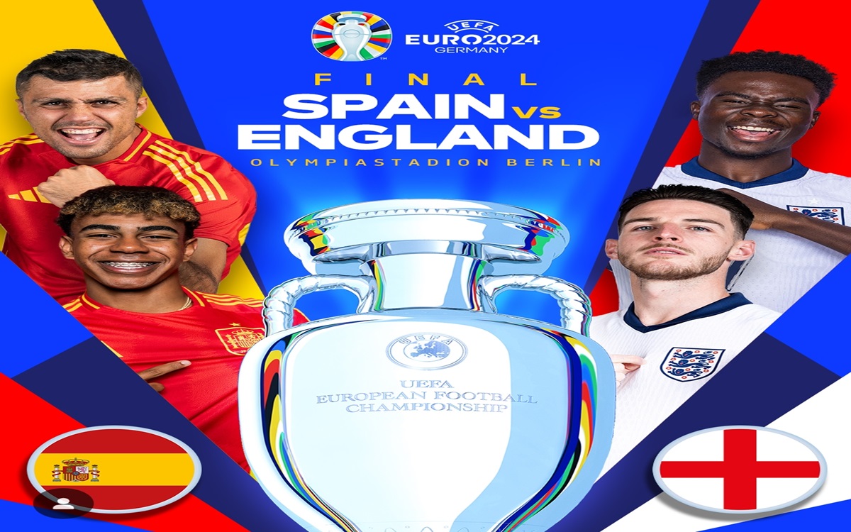 Jelang Final Euro 2024 Timnas Inggris Tampil Full Pemain,  Spanyol Tanpa Penyerang Utama 