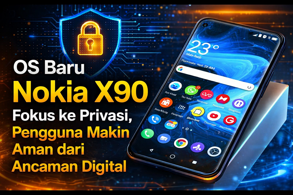 OS Baru Nokia X90 Fokus ke Privasi, Pengguna Makin Aman dari Ancaman Digital