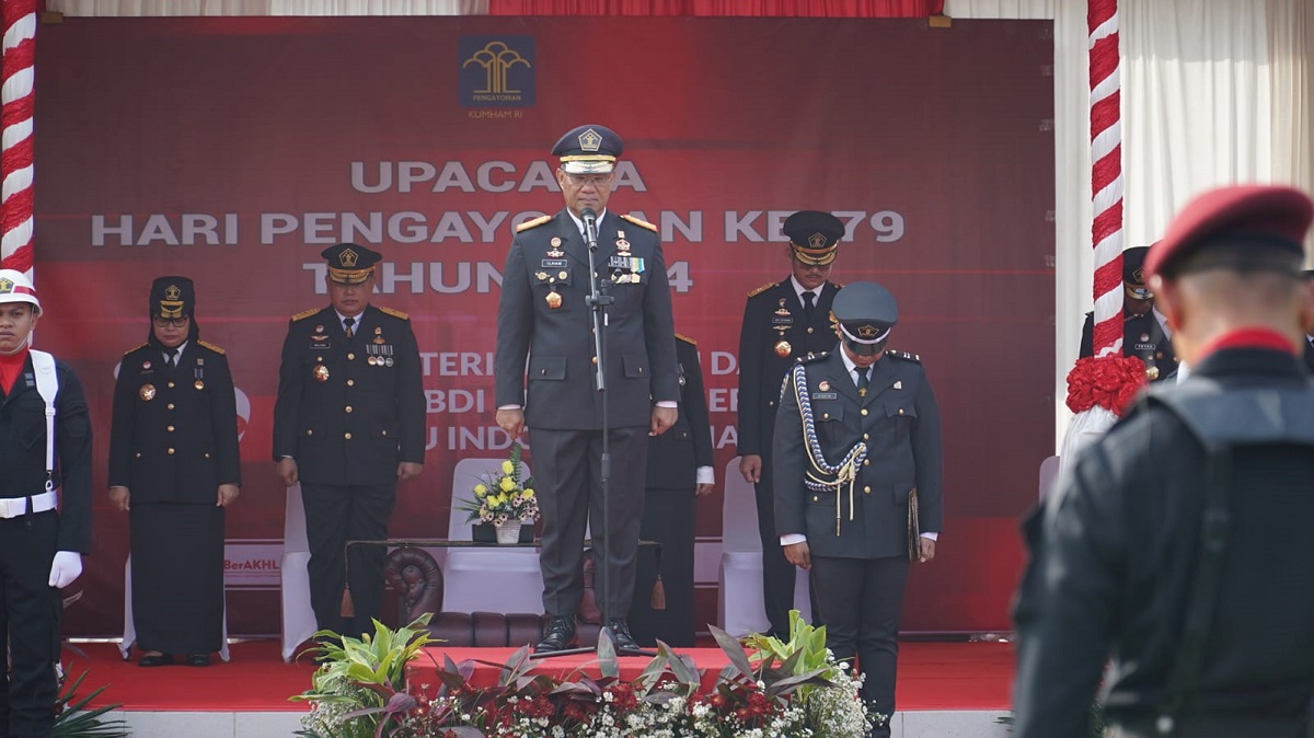 Kemenkumham Sumsel Rayakan 79 Tahun Pengabdian dengan Upacara Peringatan HUT Pengayoman