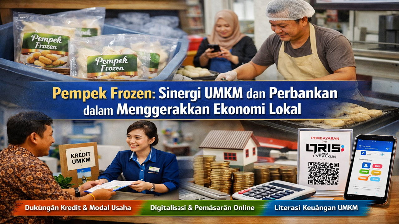 Pempek Frozen: Sinergi UMKM dan Perbankan dalam Menggerakkan Ekonomi Lokal