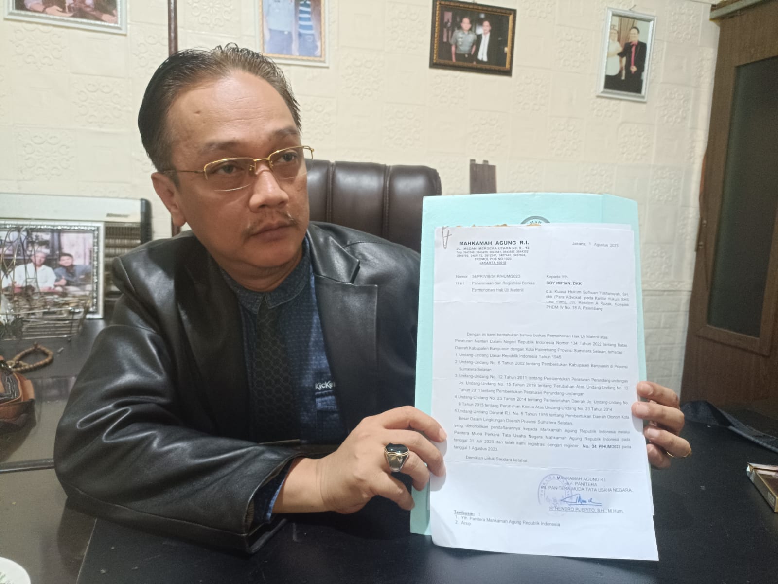 Pemkot Palembang Diharapkan Ikut Gugat Permendagri 134/2022 