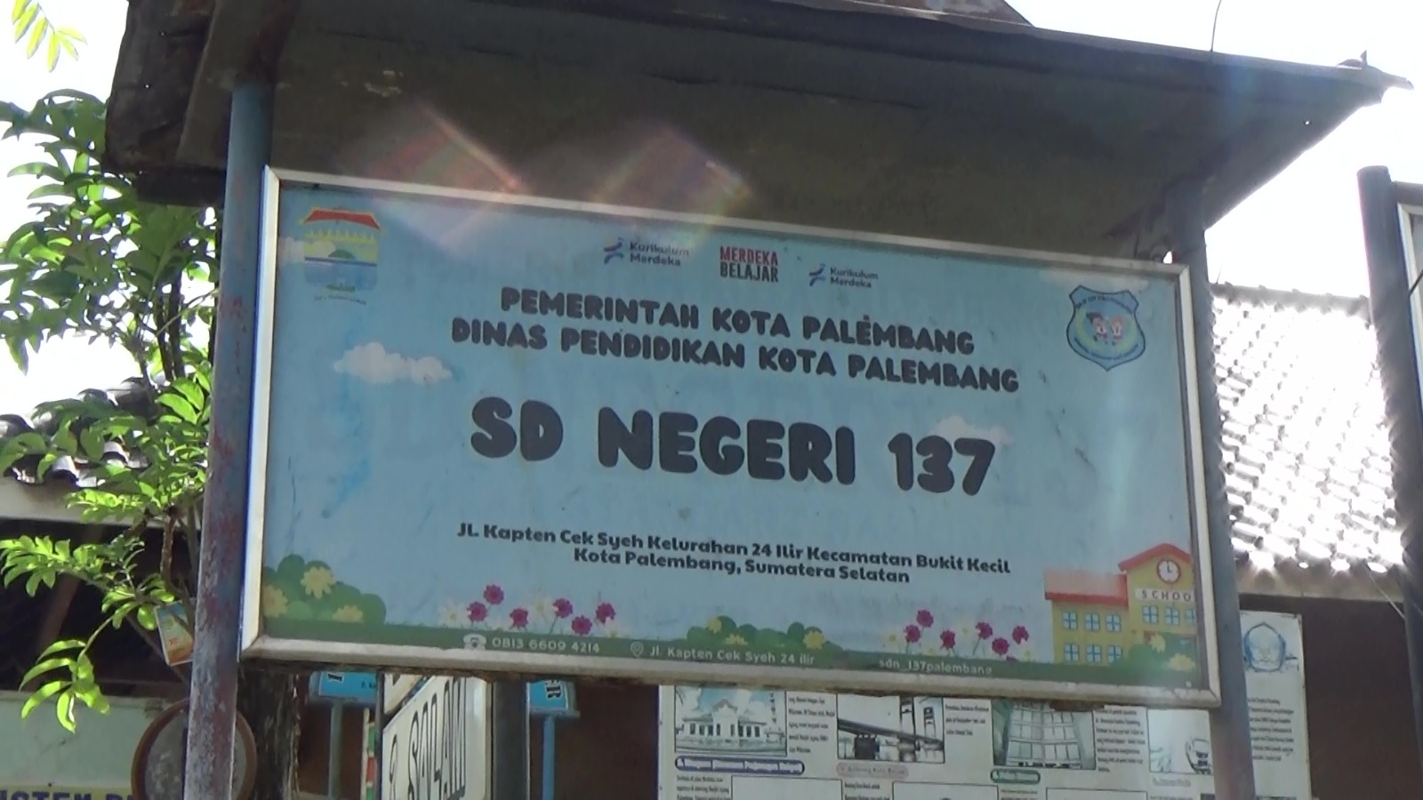 SD Negeri 137 Palembang Sepi Peminat, Hanya Terdaftar 10 Siswa