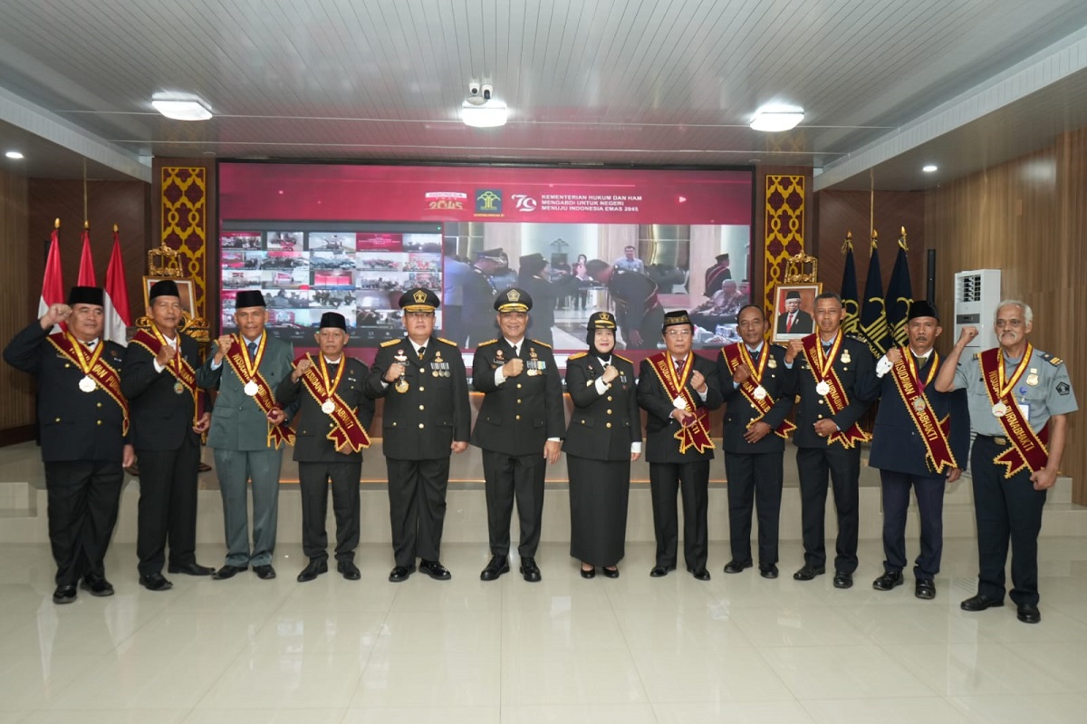 Wisuda Purnabakti Kemenkumham Sumsel Penghargaan untuk Insan Pengayoman