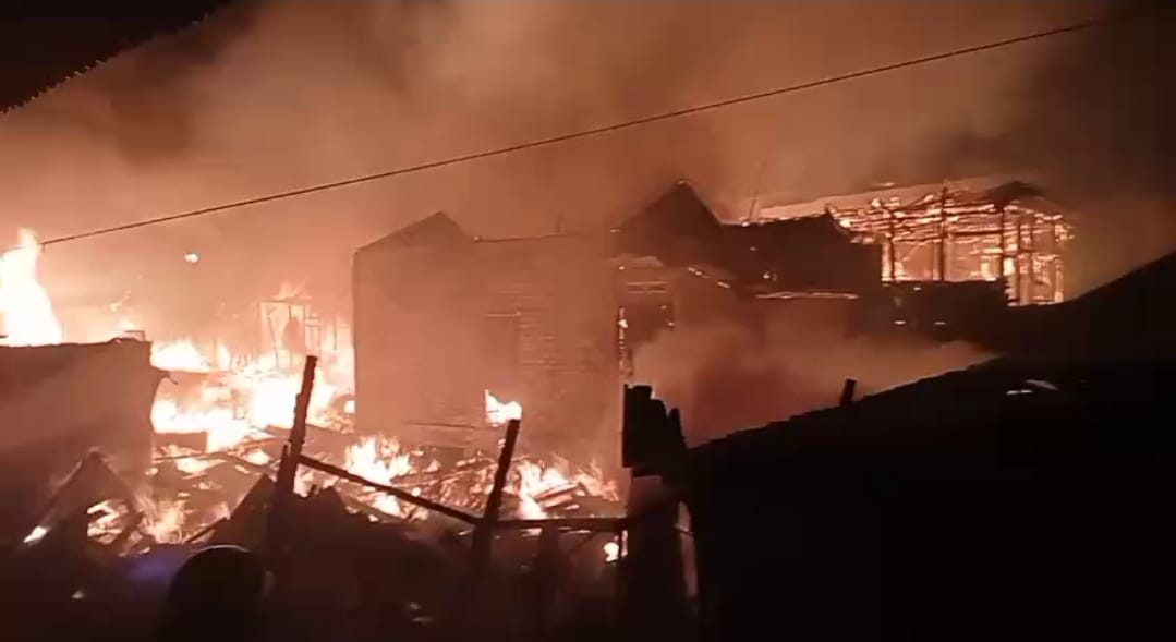 Kebakaran Hebat di 1 Ulu Palembang, 86 Jiwa Kehilangan Tempat Tinggal