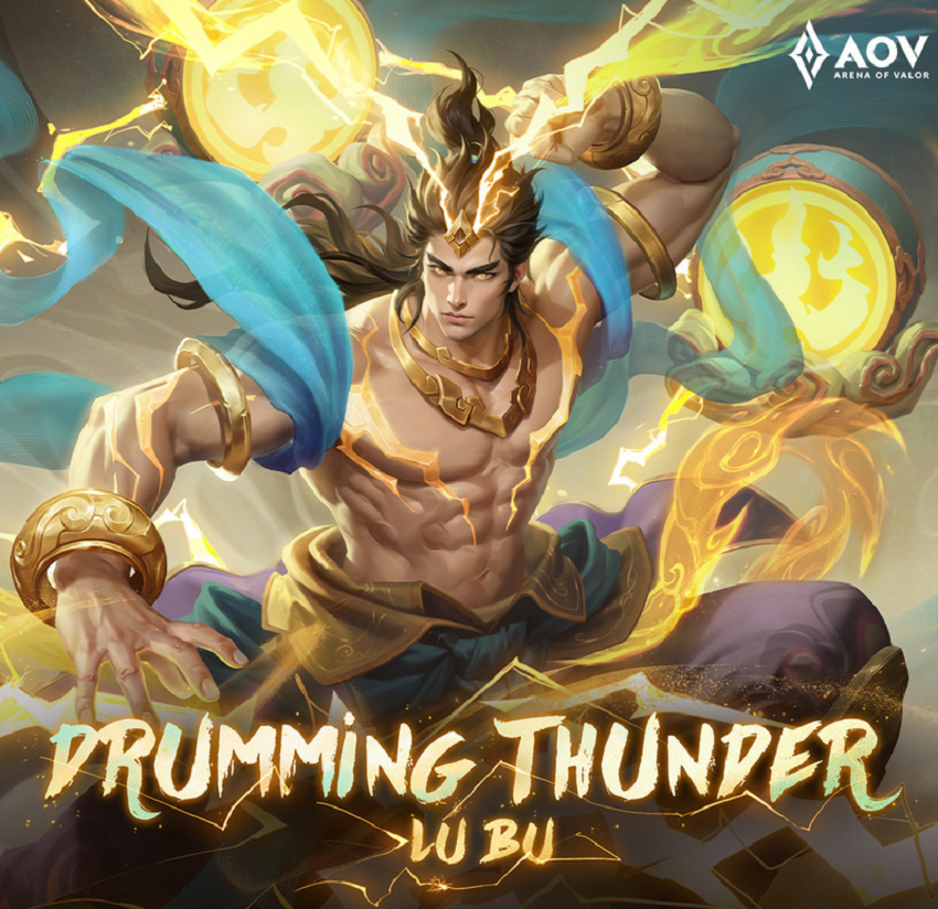 Drumming Thunder Lu Bu: Tampilan Baru Sang Warlord di Arena of Valor