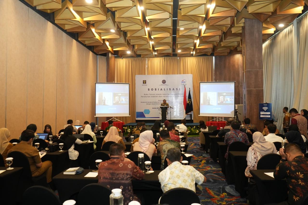 Bersama JICA, Kemenkum Sumsel Tingkatkan Kualitas Peraturan Daerah