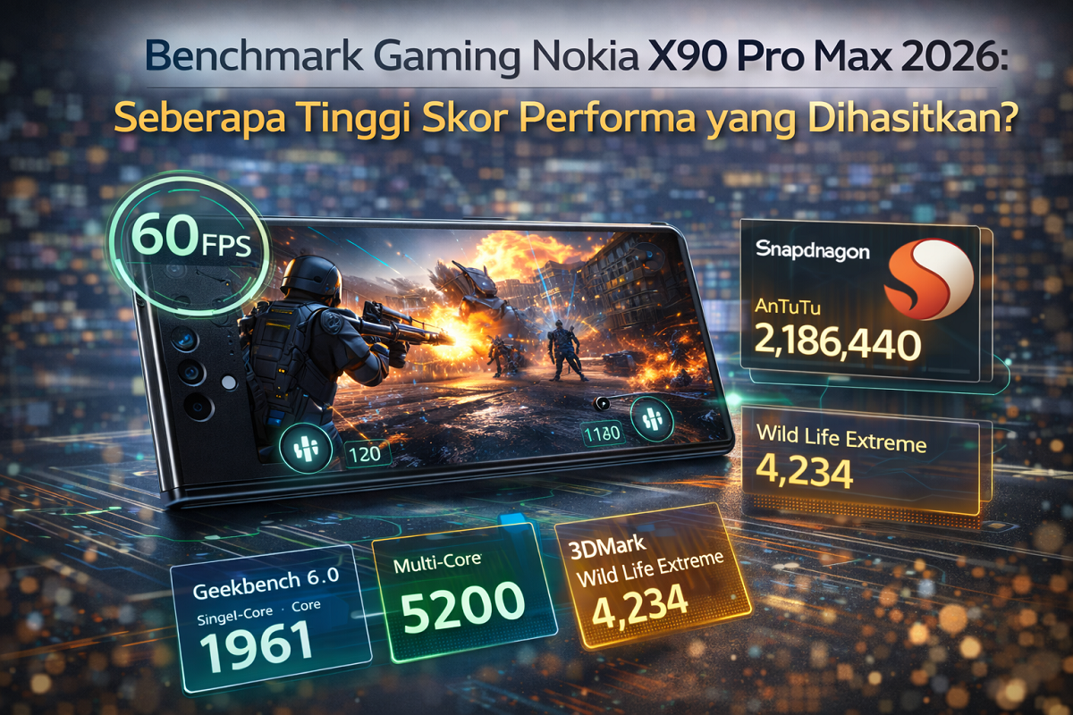 Benchmark Gaming Nokia X90 Pro Max 2026: Seberapa Tinggi Skor Performa yang Dihasilkan?